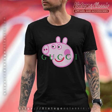 gucci pigs shirt|peppa pig gucci shirt.